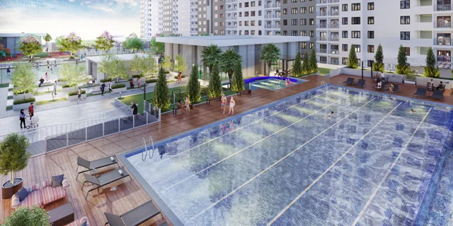 Pinegate 泳池效果图
